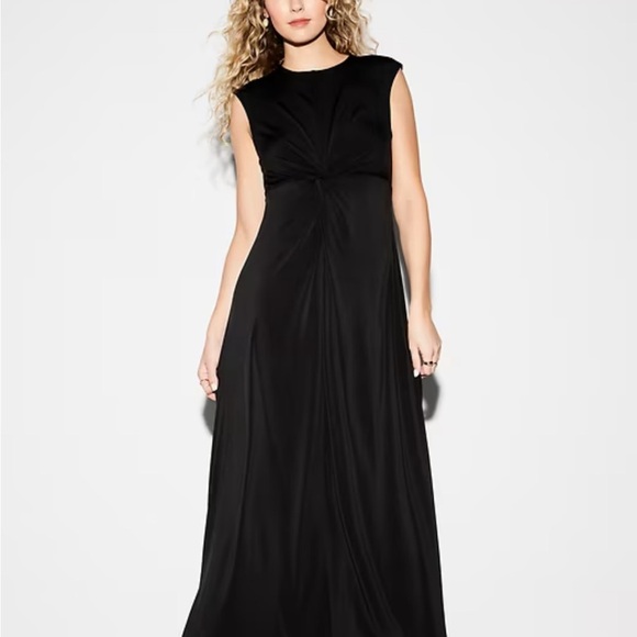 Old Navy The Occasion Twist-Front Maxi Dress – NWT – Size XL –Black - Picture 5 of 9